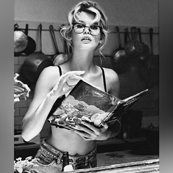 GUESS Neon Pop Art Claudia Schiffer Distressed Black Denim Jean Tote Bag - Picture 7 of 10